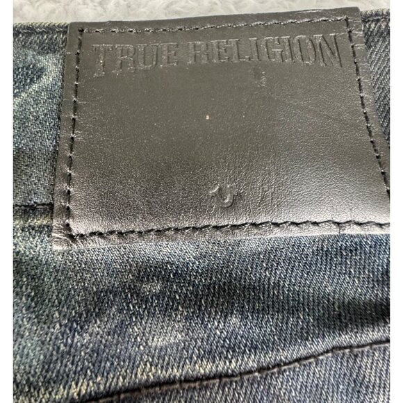 Vtg True Religion Mens Ricky Flap Straight Tiger Camo Jeans Size 26 NWT USA Made - Picture 13 of 16